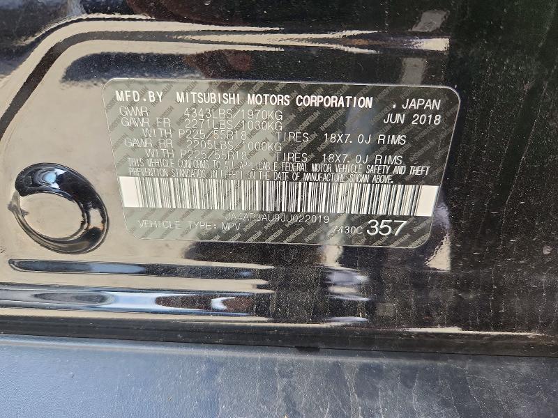 Продажа на аукционе авто 2018 Mitsubishi Outlander Sport, vin: JA4AP3AU9JU022019, номер лота: 52608026
