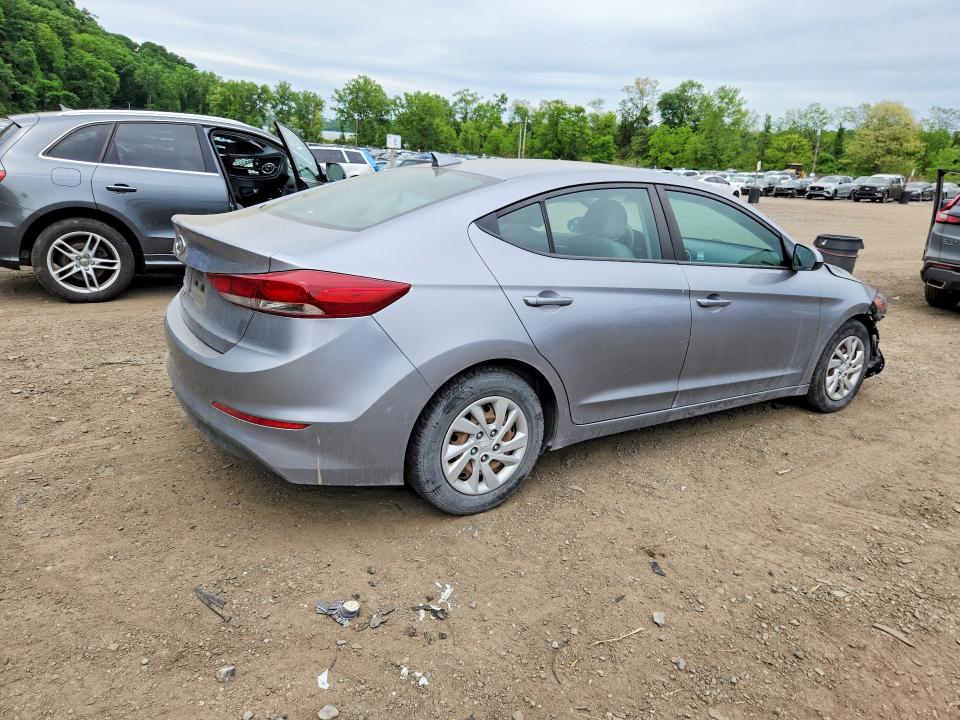54417386 :رقم المزاد ، 5NPD74LF2HH067606 vin ، 2017 Hyundai Elantra مزاد بيع