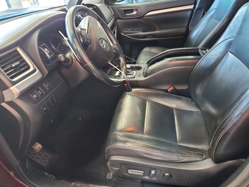 53020346 :رقم المزاد ، 5TDJZRFH4HS372185 vin ، 2017 Toyota Highlander مزاد بيع