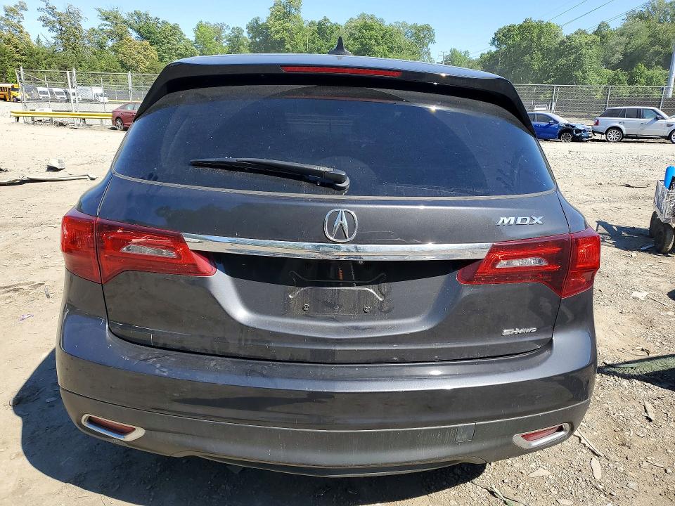 Продажа на аукционе авто 2016 Acura Mdx, vin: 5FRYD4H46GB005896, номер лота: 55186136