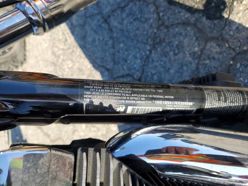Продаж на аукціоні авто 2012 Harley-davidson Fxdc, vin: 1HD1GV417CC325598, номер лоту: 51867146