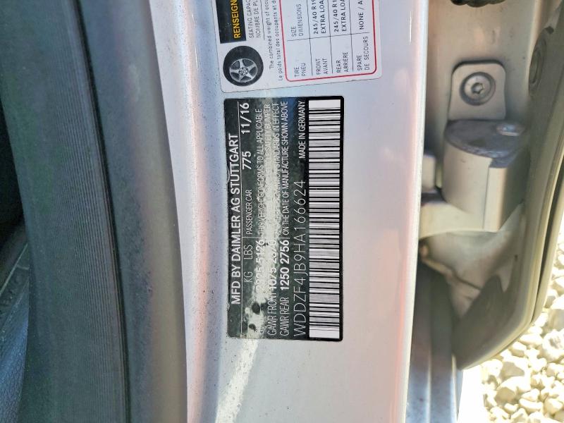 Продаж на аукціоні авто 2017 Mercedes-benz E, vin: WDDZF4JB9HA166624, номер лоту: 54827766