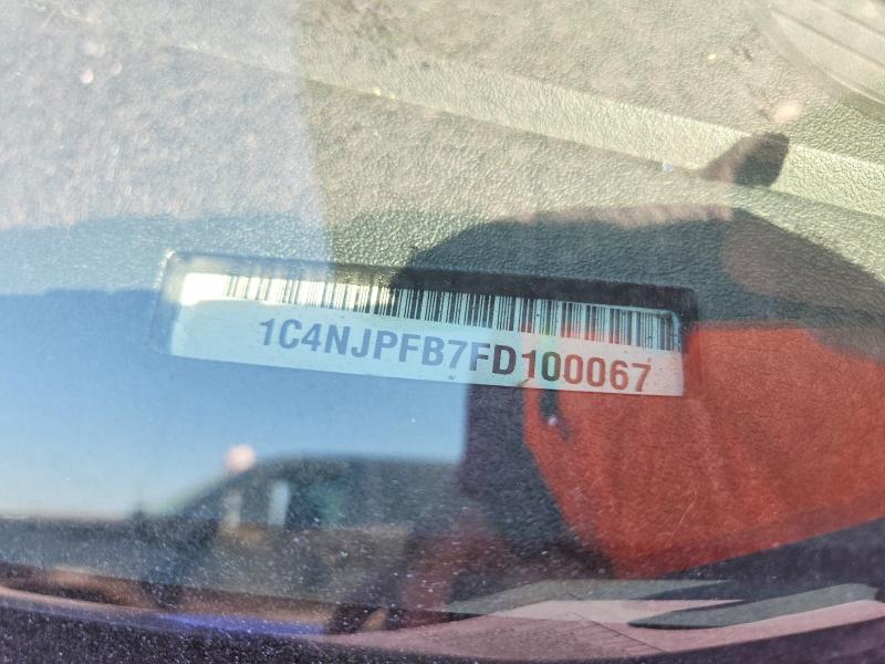 Продажа на аукционе авто 2015 Jeep Patriot, vin: 1C4NJPFB7FD100067, номер лота: 77246355