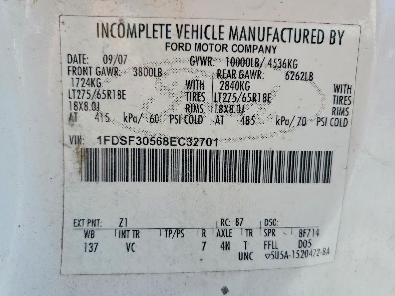 Aukcja sprzedaży 2008 Ford F350, vin: 1FDSF30568EC32701, numer aukcji: 53252846