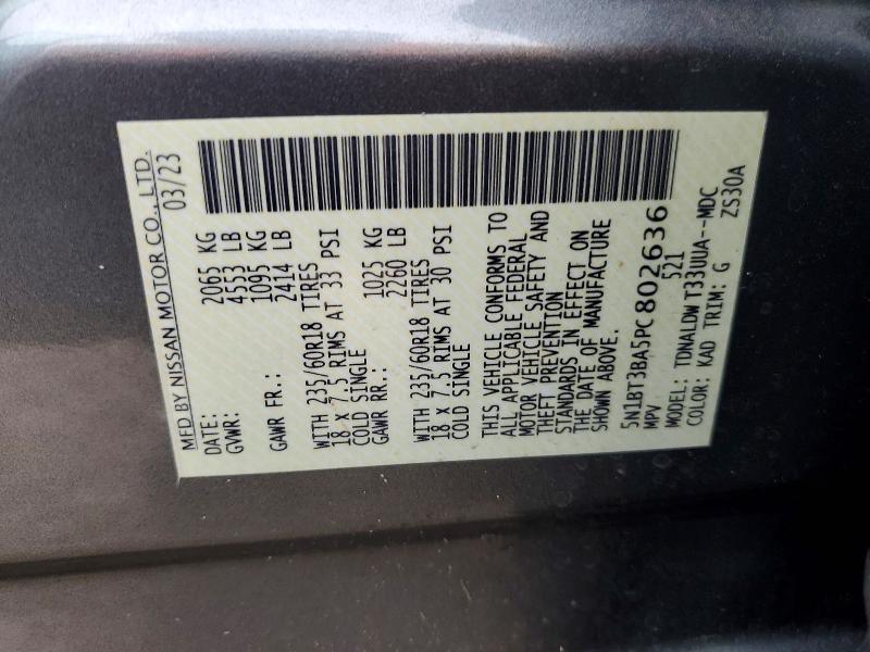Продаж на аукціоні авто 2023 Nissan Rogue, vin: 5N1BT3BA5PC802636, номер лоту: 55002266