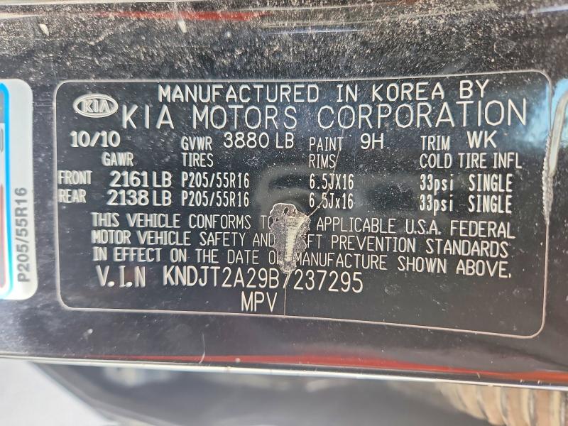 Продаж на аукціоні авто 2011 Kia Soul, vin: KNDJT2A29B7237295, номер лоту: 52138566
