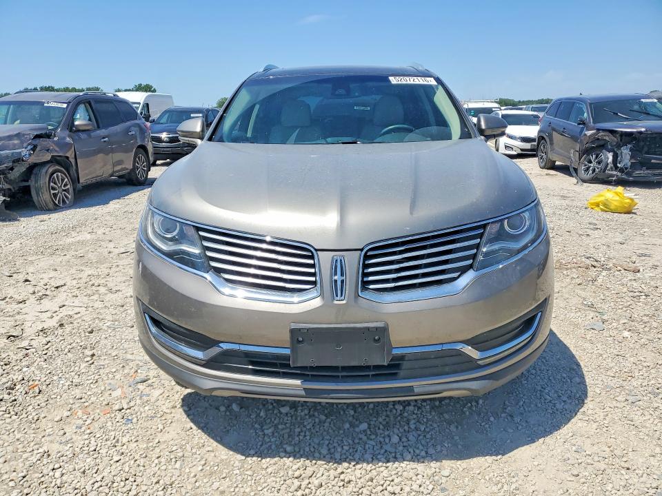 52072116 :رقم المزاد ، 2LMTJ8LR8GBL75064 vin ، 2016 Lincoln Mkx مزاد بيع
