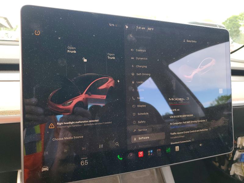 Продажа на аукционе авто 2022 Tesla Model 3, vin: 5YJ3E1EC8NF198388, номер лота: 55181686
