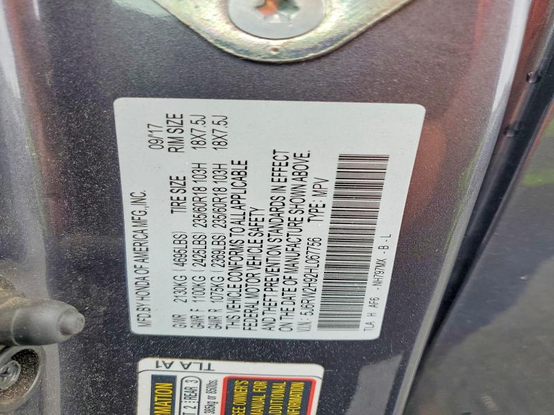 Продаж на аукціоні авто 2017 Honda Cr-v, vin: 5J6RW2H92HL067756, номер лоту: 51783176