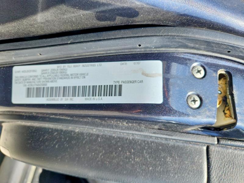 Aukcja sprzedaży 2008 Subaru Legacy, vin: 4S3BL676484208898, numer aukcji: 55026016