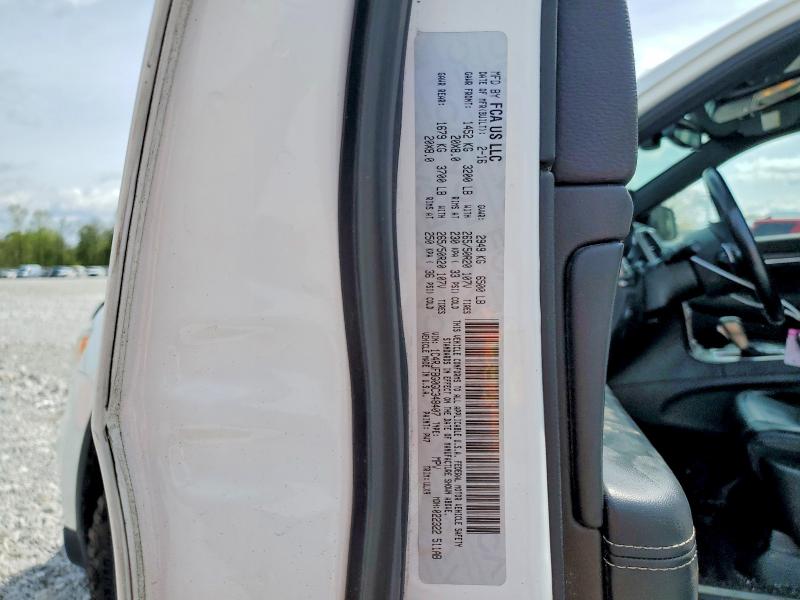 52366736 :رقم المزاد ، 1C4RJFBG0GC348407 vin ، 2016 Jeep Grand Cherokee مزاد بيع