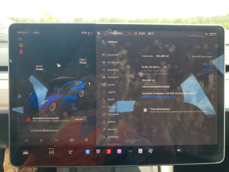 53751666 :رقم المزاد ، 5YJ3E1EB6NF191088 vin ، 2022 Tesla Model 3 مزاد بيع