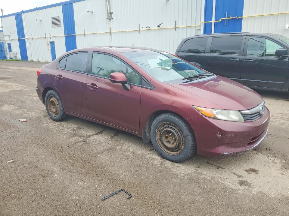 48225276 :رقم المزاد ، 2HGFB2F42CH001520 vin ، 2012 Honda Civic مزاد بيع