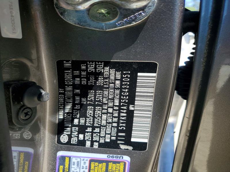 Aukcja sprzedaży 2014 Kia Sorento, vin: 5XYKW4A75EG433051, numer aukcji: 54320656