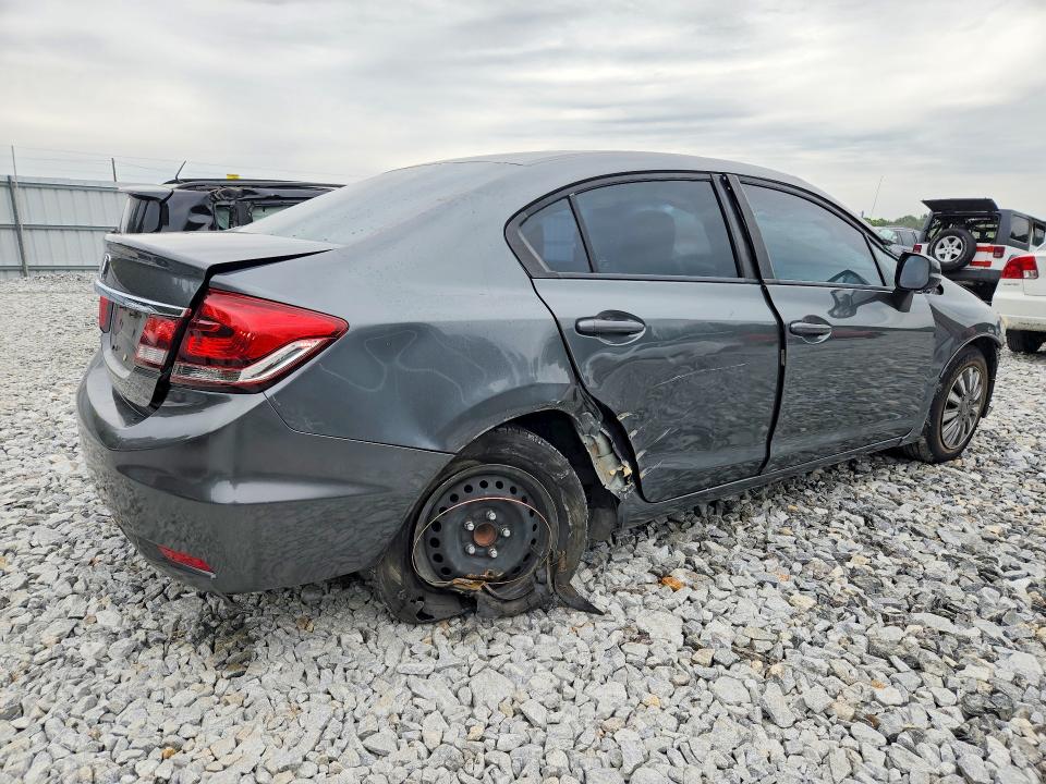52177186 :رقم المزاد ، 19XFB2F57DE049292 vin ، 2013 Honda Civic مزاد بيع