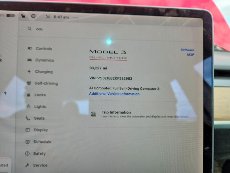 52927646 :رقم المزاد ، 5YJ3E1EB2KF392983 vin ، 2019 Tesla Model 3 مزاد بيع