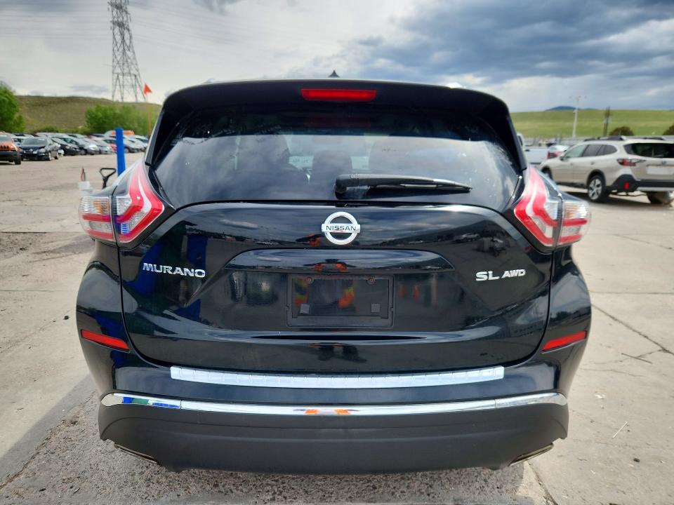 54498816 :رقم المزاد ، 5N1AZ2MH9FN232271 vin ، 2015 Nissan Murano مزاد بيع