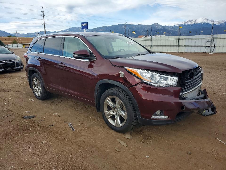 Aukcja sprzedaży 2014 Toyota Highlander, vin: 5TDDKRFH8ES065597, numer aukcji: 52028616