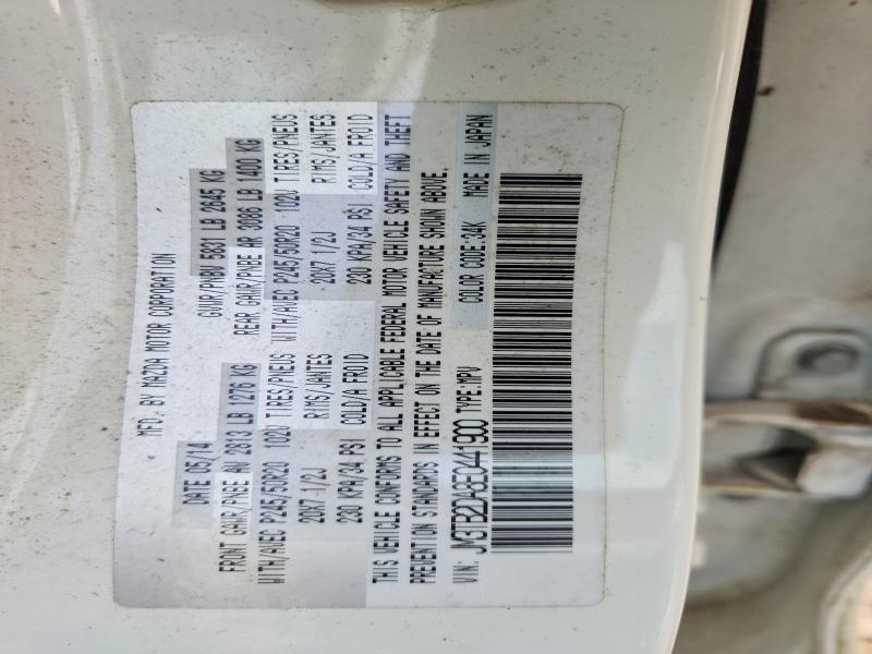54646526 :رقم المزاد ، JM3TB2DA8E0441900 vin ، 2014 Mazda Cx-9 مزاد بيع