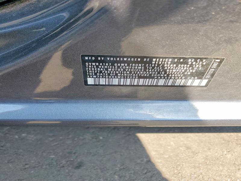 Aukcja sprzedaży 2025 Volkswagen Jetta, vin: 3VW7X7BU9SM013233, numer aukcji: 53122416
