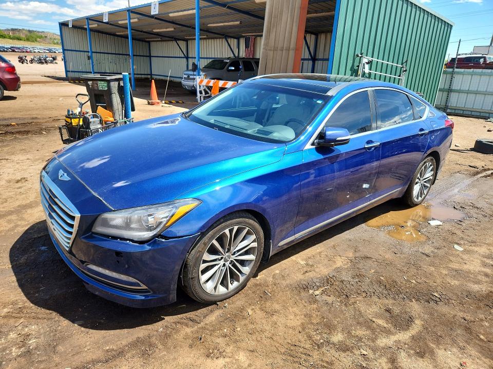 52560206 :رقم المزاد ، KMHGN4JE2GU127963 vin ، 2016 Hyundai Gens 3.8l/4.6l مزاد بيع