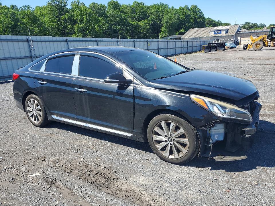 55214976 :رقم المزاد ، 5NPE34AF8GH317206 vin ، 2016 Hyundai Sonata مزاد بيع
