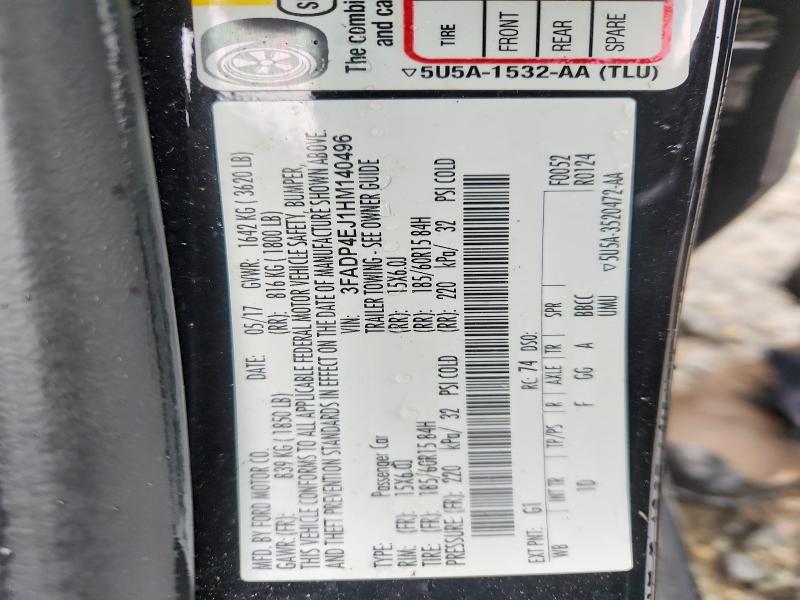 Aukcja sprzedaży 2017 Ford Fiesta, vin: 3FADP4EJ1HM140496, numer aukcji: 53235406