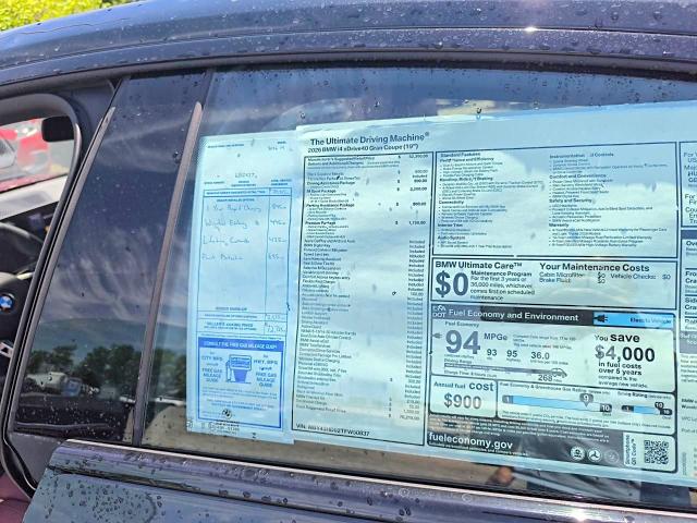 Aukcja sprzedaży 2026 Bmw I4, vin: WBY43HD02TFW50837, numer aukcji: 54846926