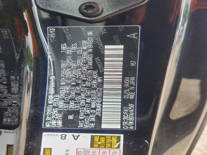 54664536 :رقم المزاد ، JTEBU4BF4EK186073 vin ، 2014 Toyota Fj Cruiser مزاد بيع