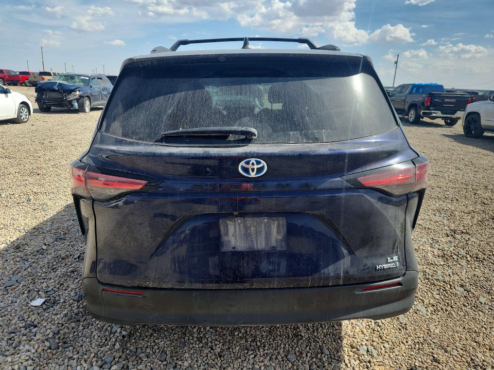 2021 Toyota Sienna მანქანა იყიდება აუქციონზე, vin: 5TDKRKEC1MS061955, აუქციონის ნომერი: 53267476