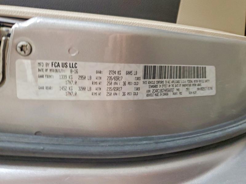 54886276 :رقم المزاد ، 2C4RC1BG7HR560727 vin ، 2017 Chrysler Pacifica مزاد بيع