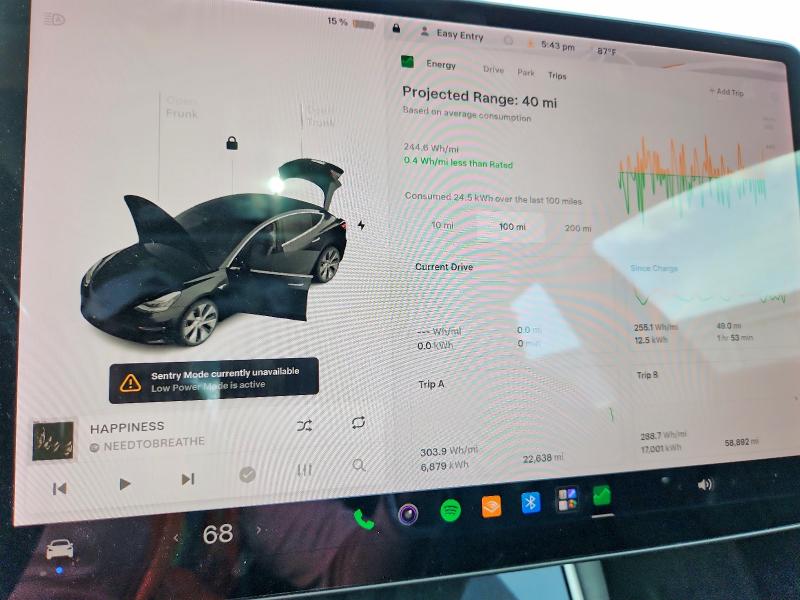 Продажа на аукционе авто 2018 Tesla Model 3, vin: 5YJ3E1EBXJF182209, номер лота: 52997626