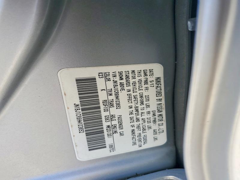 2017 Nissan Rogue Sport მანქანა იყიდება აუქციონზე, vin: JN1BJ1CR6HW103652, აუქციონის ნომერი: 53699886