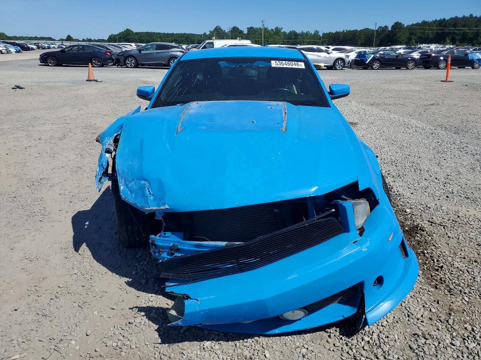 53646046 :رقم المزاد ، 1ZVBP8CH0A5156724 vin ، 2010 Ford Mustang مزاد بيع