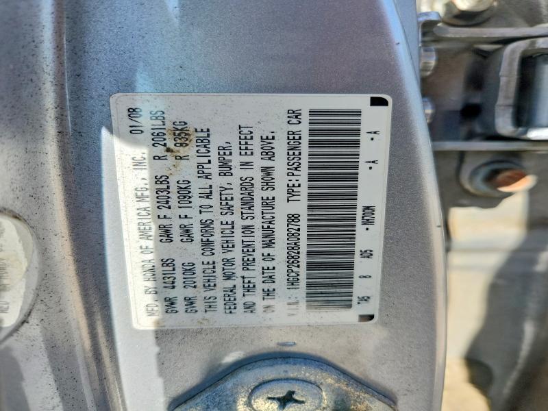Aukcja sprzedaży 2008 Honda Accord, vin: 1HGCP26828A082788, numer aukcji: 55210946