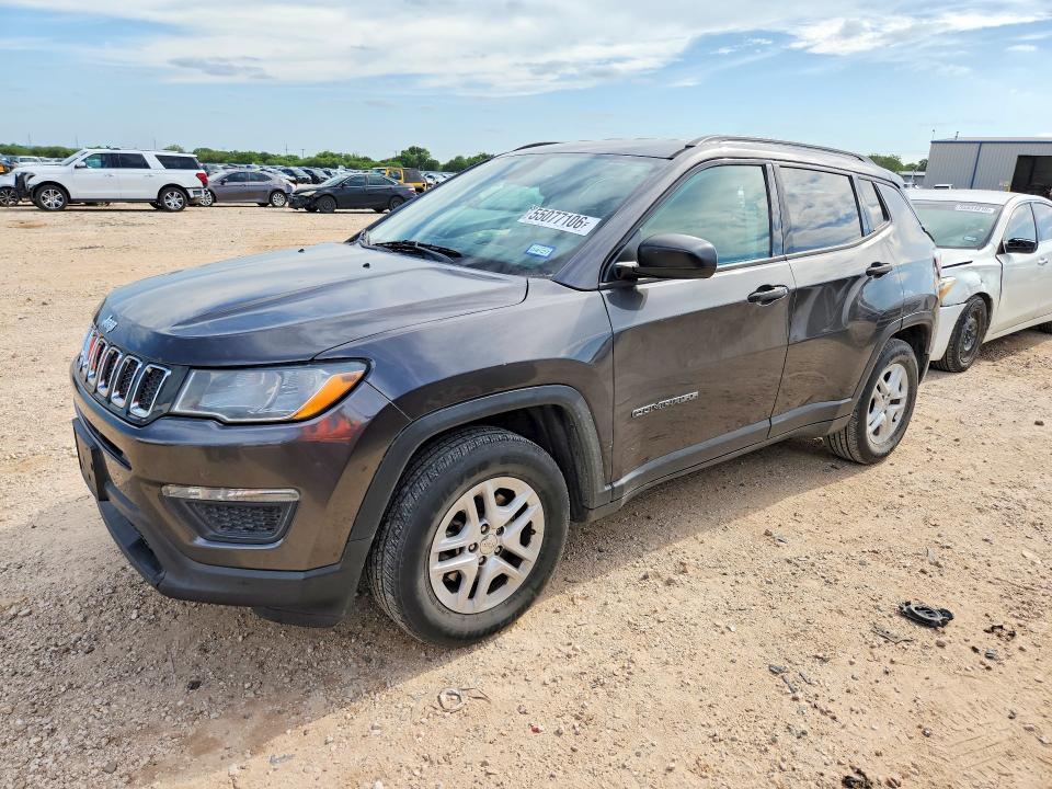 Продажа на аукционе авто 2018 Jeep Compass, vin: 3C4NJCAB2JT214948, номер лота: 55077106