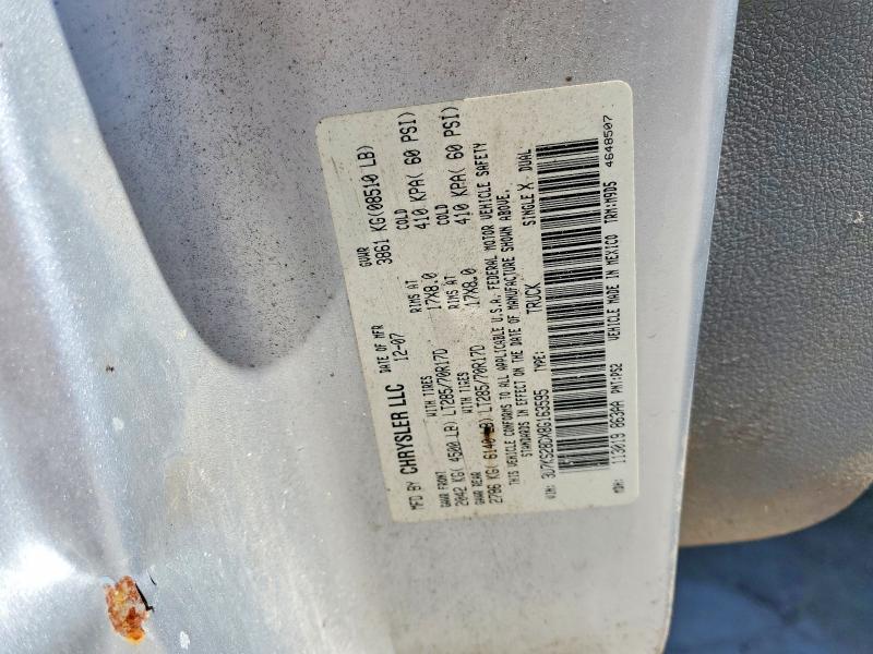 50778126 :رقم المزاد ، 3D7KS28DX8G163595 vin ، 2008 Dodge 2500 Ram مزاد بيع