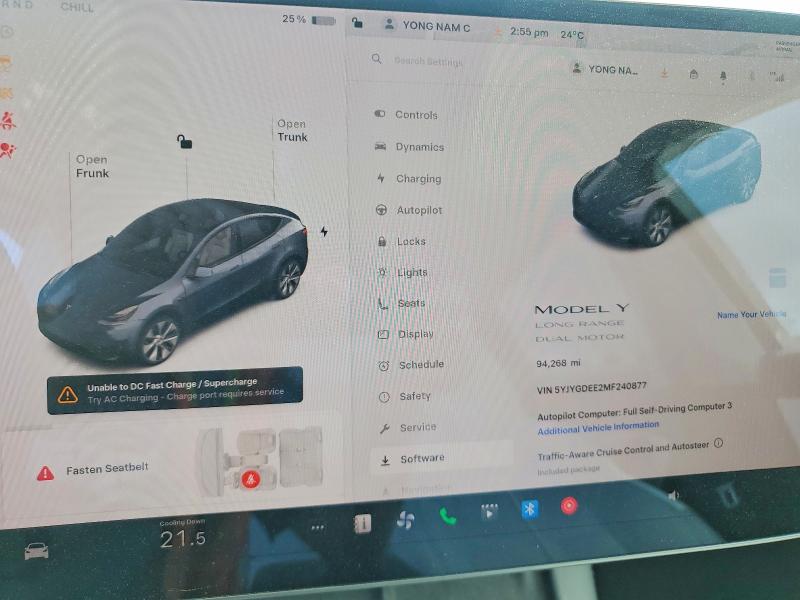 53731366 :رقم المزاد ، 5YJYGDEE2MF240877 vin ، 2021 Tesla Model Y مزاد بيع
