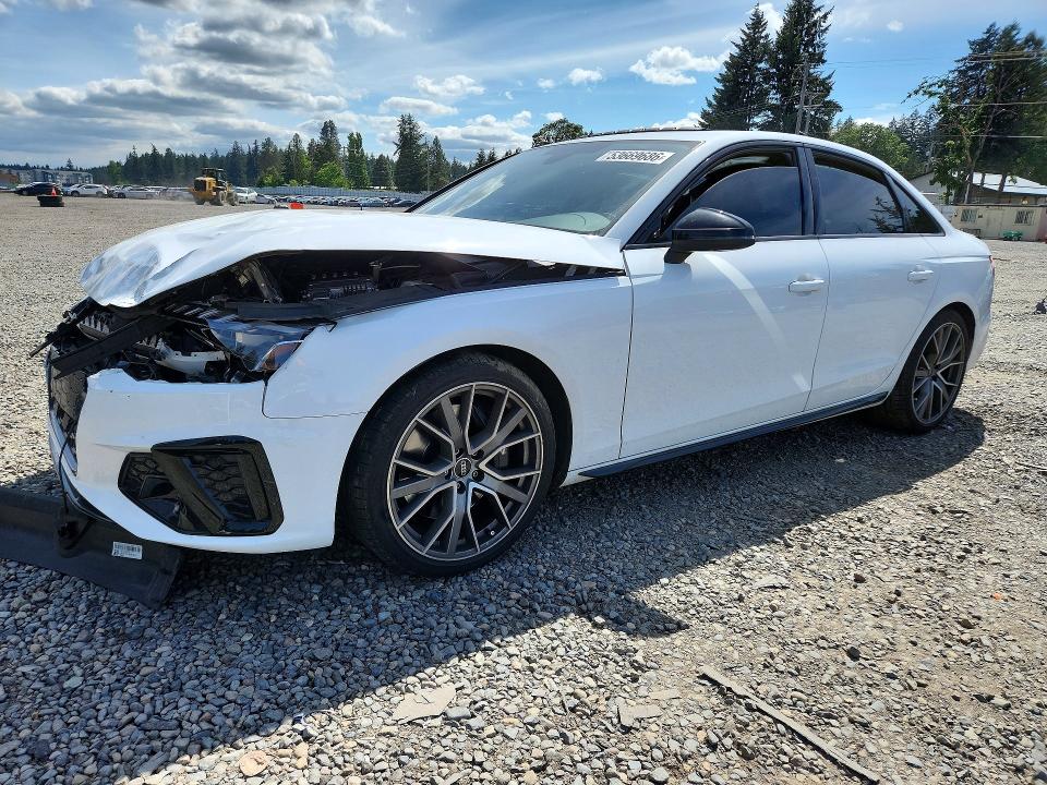 53669686 :رقم المزاد ، WAUB4AF49RA047075 vin ، 2024 Audi S4 مزاد بيع