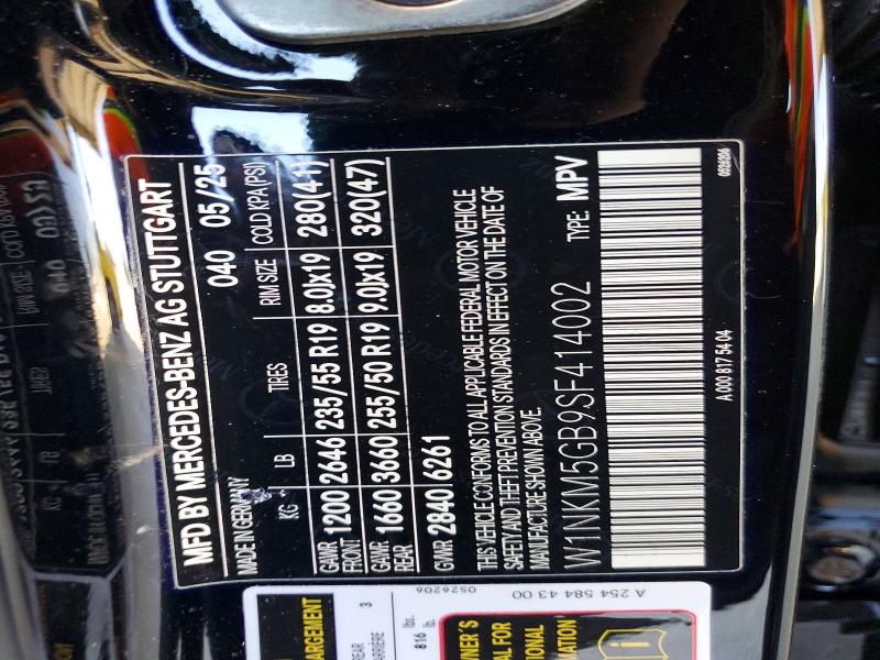 Aukcja sprzedaży 2025 Mercedes-benz Glc, vin: W1NKM5GB9SF414002, numer aukcji: 53592816