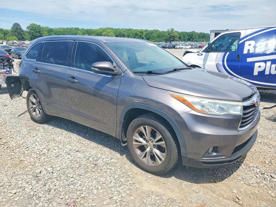 52221936 :رقم المزاد ، 5TDKKRFH2FS044107 vin ، 2015 Toyota Highlander مزاد بيع