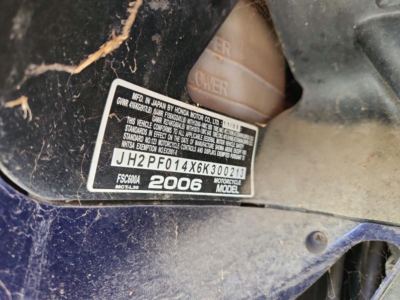 Продаж на аукціоні авто 2006 Honda Fsc600, vin: JH2PF014X6K300213, номер лоту: 55615716