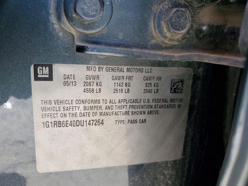 Продаж на аукціоні авто 2013 Chevrolet Volt, vin: 1G1RB6E40DU147264, номер лоту: 54759596