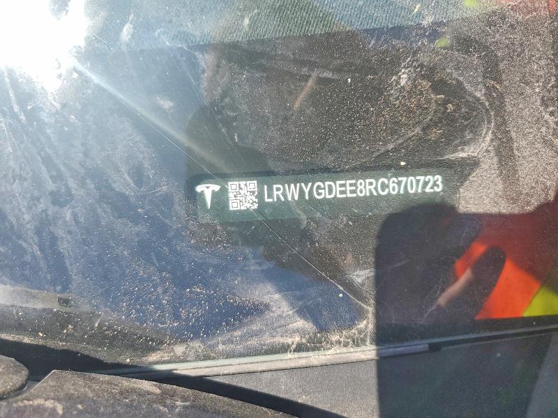 Продажа на аукционе авто 2024 Tesla Model Y, vin: LRWYGDEE8RC670723, номер лота: 54849586