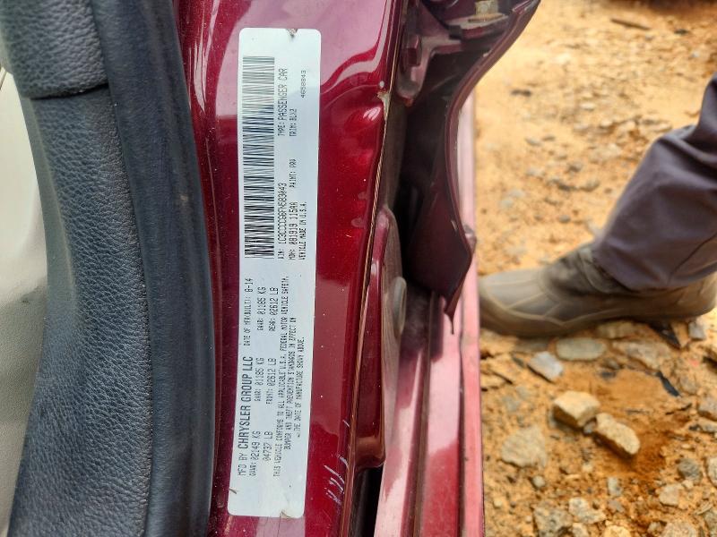 52180736 :رقم المزاد ، 1C3CCCCG6FN583043 vin ، 2015 Chrysler 200 مزاد بيع