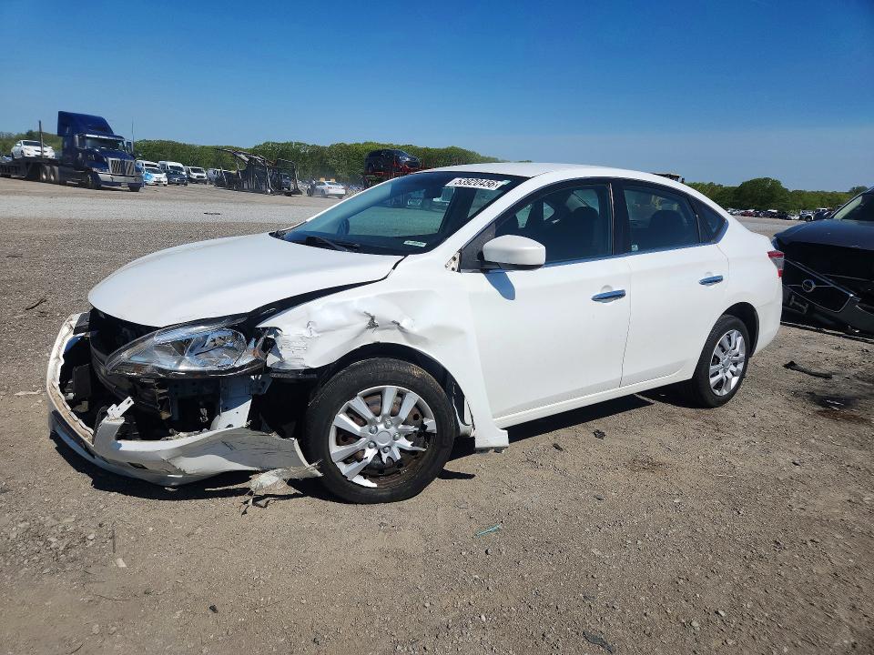 2014 Nissan Sentra მანქანა იყიდება აუქციონზე, vin: 3N1AB7AP3EY253039, აუქციონის ნომერი: 53920456