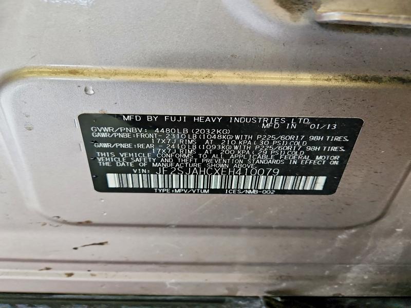 Продаж на аукціоні авто 2014 Subaru Forester, vin: JF2SJAHCXEH410079, номер лоту: 54343426