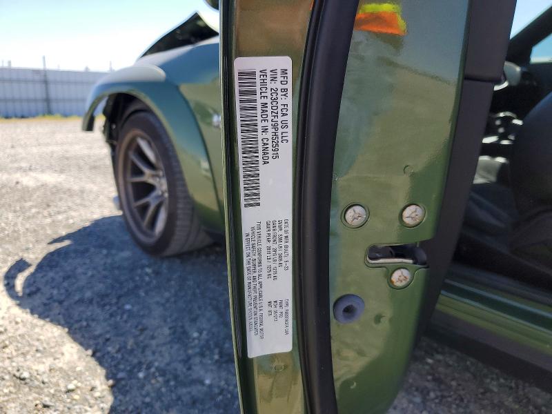 53473666 :رقم المزاد ، 2C3CDZFJ9PH525915 vin ، 2023 Dodge Challenger مزاد بيع