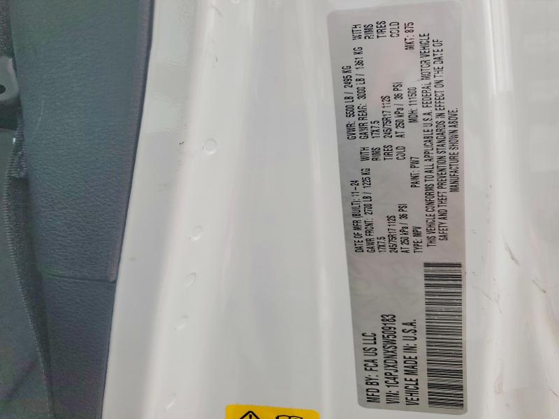 Продаж на аукціоні авто 2025 Jeep Wrangler, vin: 1C4PJXDNXSW509183, номер лоту: 52912896