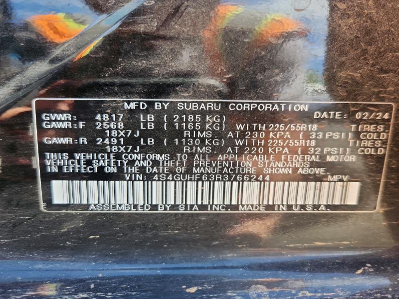 Продаж на аукціоні авто 2024 Subaru Crosstrek, vin: 4S4GUHF63R3766244, номер лоту: 53615136